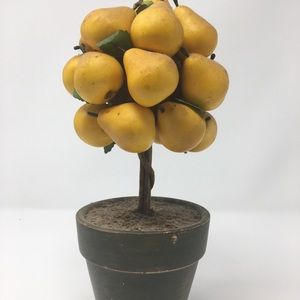 Artificial Small Wood Pear Decorative Piece